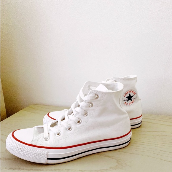 Converse Shoes - white high top converse